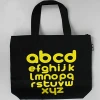 Custom Different Color Free Samples Offered Handled Non Woven Plain Black Tote Bags