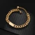 Import Custom Engraved miami cuban chain link 316L stainless steel Bracelet high quality Gold Metal Men Bracelet from China
