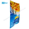 Custom label plastic packaging bag heat seal frozen food pouch for fish dumpling package