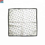 Custom Logo Polyester Cotton Satin Silk Square Bandana