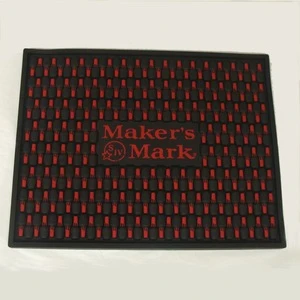 Custom logo soft PVC bar mat /bar runner /rubber bar mat