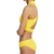 custom make front zipper fashion swimwear active women modern solid color high waisted fitness tankini