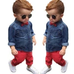 Custom Manufacturer Kids clothes set wholesale Dropshipping child children's boy boutique clothing