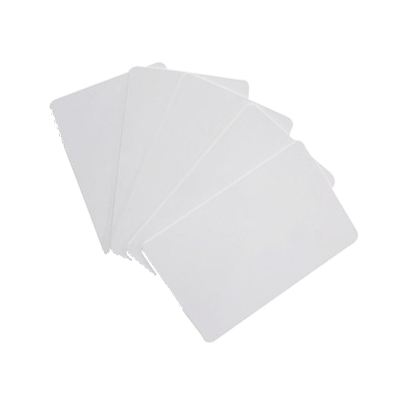 Custom Plastic White PVC Blank Access Control RFID Smart Card For 13.56Mhz 1K Chip
