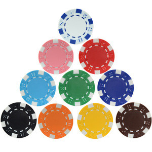 Custom Poker Chips Casino ABS+Iron+Clay Chip Texas Hold&#39;em Poker Metal Coins Black Jack Chips Set Poker Accessories Wholesale