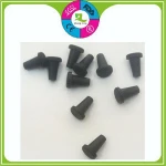 Custom silicone spills NR cork black rubber plug fluororubber stopper