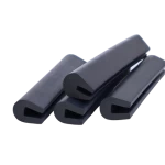Custom Thick Shower Door Seal Rubber Strip Elastic Heat Resistance Silicone Seal