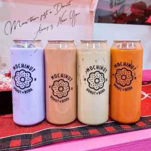 Customised Clear Boba Can Cup for Bubble Drinks Metal Sealing Boba Cans 500ml