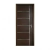 Customizable hotel room solid door interior solid door walnut wooden solid door indonesia