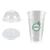 Import Customized 10 12 14 16 20 24 Oz Disposable Compostable Biodegradable Clear Plastic Cups Cold Drinking PLA Cup with Lids from China