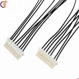 Customized 1.0mm Pitch 8 Pin Connectors terminal  wire harness Cable Assembly