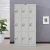 Import Customized good quality grey color 9 door cheap storage steel almirah ebedroom wardrobe from China