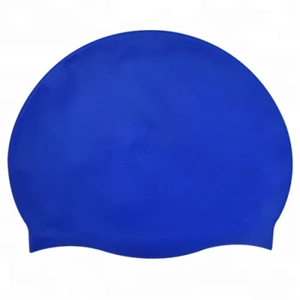 Customized Logo Available Printed Silicone Swim Cap