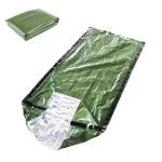 Customized package design Folding portable outdoor Keep warm first aid emergency survival kit Bivvy Emergency Sleeping Bag