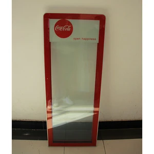 Customized Refrigerator glass door and  electric heated  freezer glass door