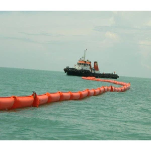 Customized Size Inflatable Flood/Oil Barrier Water Safety Products Oil Containment Boom For Sale
