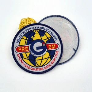 customized suit size shape school uniform woven badges