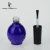 Import Daria Cosmetics 15ml custom OEM UV protection round ball shape empty glass gel nail polish bottles with black flower shape lids from China