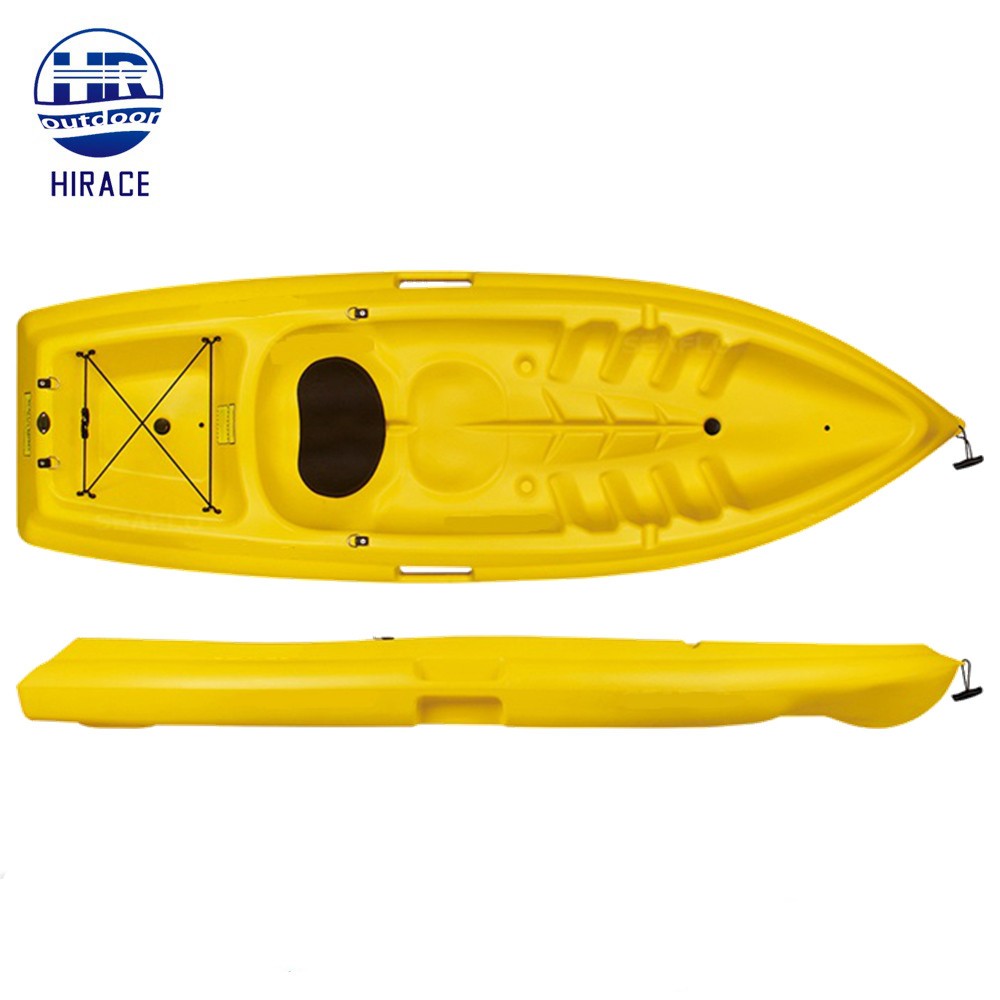 Deep hull tracking channels Easy carry handle canoe