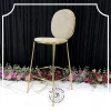 Design metal frame with pu vintage-bar-stools guangdong stool gold restaurant bar stools for sale