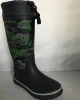 Design your own waterproof carton kids wellington rain rubber boots wholesale with custom printing