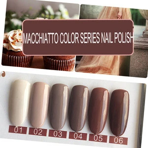 D&H-G04 MACCHIATO color series nail uv gel polish Gel Painting Free Samples Hot Sale Transparent Cover Pink Soak Peel of