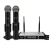 Digital Diversity UHF wireless microphone with 2x30 multi-frequency