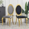 Dining Chair Wholesale Luxury Gold  Indoor Home Furniture Room Restaurant Leather Velvet Modern Dining Room Chair Covers