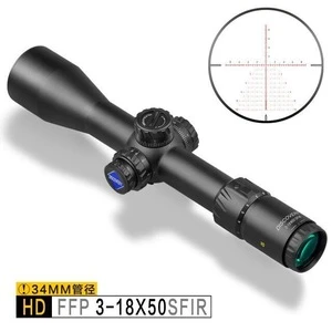 Disocvery Optics HD 3-18x50 SF Tactical Rifle Hunting Scopes with German Tech First Focal Plane Reticle