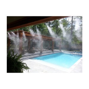 DIY Outdoor Automatic Fog Nozzles Mist Irrigation backyard misting system for Garden Greenhouse Flower