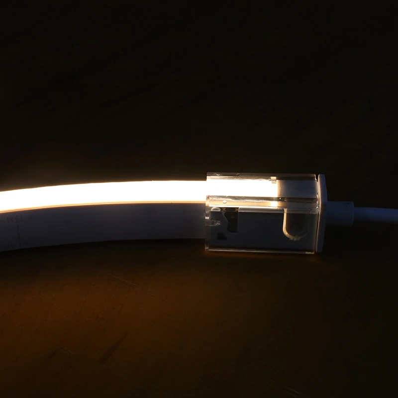 DIY snap connector flexible strip light 24V waterproof led neon flex light