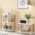 Import DiYue Furniture DIY201232 Solid Bamboo MDF Simple  Living Room Storage Table Nordic Style Kitchen Oven Shelf Nordic Style Desk from China