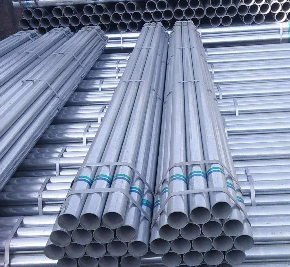 DN20 galvanized steel pipe 3/4" gi pipe ms Steel tube / pre galvanized pipe size