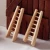 Import Dollhouse  Western Fairy Door Accessories Miniature Furniture Plain  Wooden Wall Ladder from China