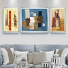 Dongjin factory supply canvas painting wall arts framed oil painting handmade for wall decoration