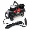 Double cylinder heavy duty DC 12v car inflate pump for tyre air compressor auto metal tire inflator with led light