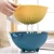 Import Double-layer double-color plastic sink strainer Round fruit basket for home from China