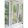 Double triple glazed windows aluminum tilit turn window aluminium fixed window door