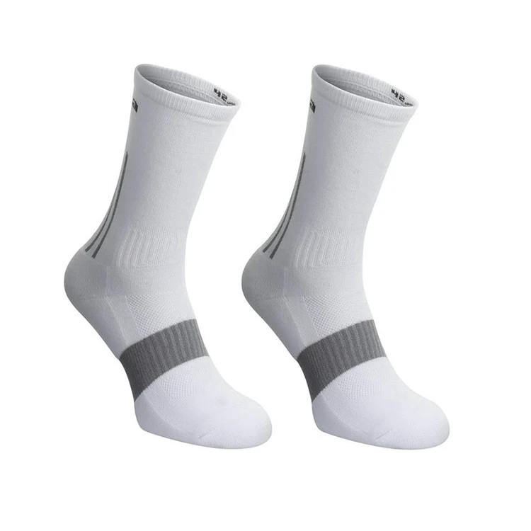 DR-A055 us athletic plain white sports socks branded white 100% cotton athletic sport socks