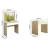 Import Dressing table makeup luxury dresser with mirror chair from China
