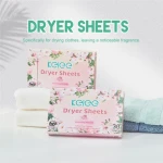 Dryer Sheets Laundry Fabric Softener Wholesale Customized Enchanting Blossom Taste Softener Dryer Sheets