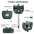 Import Dual Speaker Electronic Ultrasonic Pest Control Repeller PIR Sensor LED Light from China