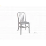 Durable Indoor Hotel Cast Aluminum Chair