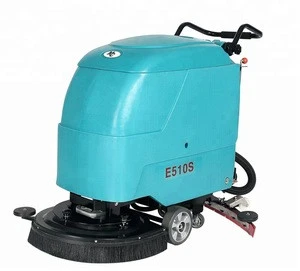 E510SE Hotel Ground Industrial Workshop Floor Cleaning Scrubber With Cable