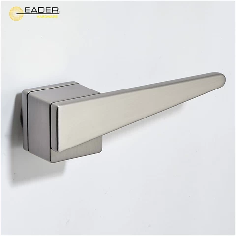 EADER Matte black door handle design exquisite patented door handle lock