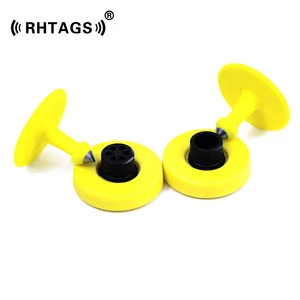 Ear Tag 134.2 KHZ Hole Sealing Electronic Cattle/Sheep/Pig Ear Tag For Goat TK4100/EM4305