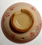 Earthenware Clay Pot Casserole Japanese Sakura Blossom