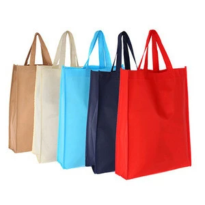 Eco friendly advertising 80 gsm pp nonwoven polypropylene  colored promotional bags