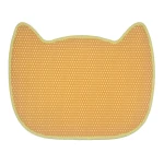 Eco-friendly Nontoxic Sand Trapping Floor Pad Scatter Control EVA Double Layer Cat Litter Pad Pet Mat
