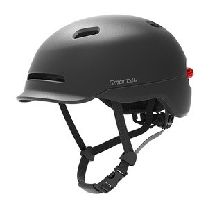 Electric Scooter Safety Smart4u Helmet with Warning Light for M365 Pro Scooter Skateboard ES1/2/4 Scooter Parts